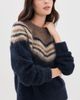 A.L.C. A. L.C. Sarah Sweater Dark Taupe Combo - 2
