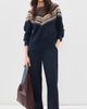 A.L.C. A. L.C. Sarah Sweater Dark Taupe Combo - 5