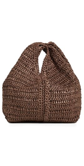 A.L.C. A. L.C. Simone Raffia Bag Chocolate One
