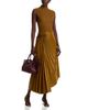 A.l.c. A. l.c. Tracy Asymmetric Pleated Vegan Leather Skirt - 2