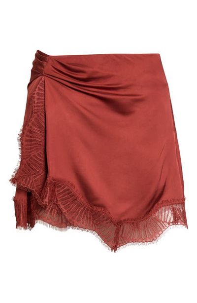 A.L.C. A.L.C. Dion Satin Miniskirt