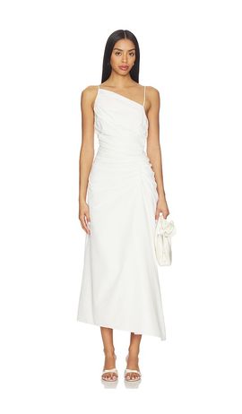 chinese dress ladies Soleil Scalloped Lace Midi Dress