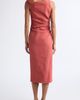 A.L.C. A.L.C. Lyra One-Shoulder Linen Blend Sheath Dress - 2