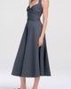A.L.C. A.L.C. Magnolia Striped Halter Cotton Midi Dress - 3