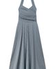 A.L.C. A.L.C. Magnolia Striped Halter Cotton Midi Dress - 5