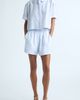 A.L.C. A.L.C. Mel Short Sleeve Button-Up Linen Shirt - 2
