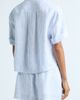 A.L.C. A.L.C. Mel Short Sleeve Button-Up Linen Shirt - 3