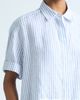 A.L.C. A.L.C. Mel Short Sleeve Button-Up Linen Shirt - 5