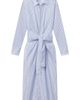 A.L.C. A.L.C. Mila Striped Linen Midi Shirtdress - 5