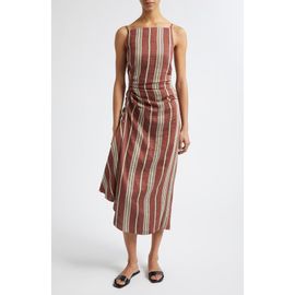 A.L.C. A.L.C. Naomi Stripe Linen Blend Dress