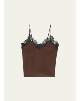 A.L.C. Annabelle Lace Silk Top