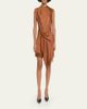 A.L.C. Dion Draped Satin Lace Mini Dress - 2