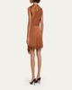 A.L.C. Dion Draped Satin Lace Mini Dress - 3