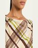 A.L.C. Dylan Plaid Shoulder-Tie Top - 5