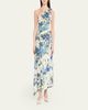A.L.C. Elliana Floral Satin Draped Dress - 2