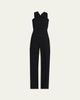 A.L.C. Elouise V-Neck Straight-Leg Jumpsuit - 1