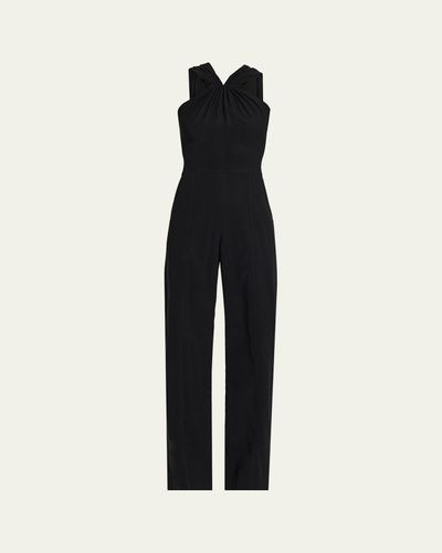 A.L.C. Elouise V-Neck Straight-Leg Jumpsuit