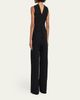 A.L.C. Elouise V-Neck Straight-Leg Jumpsuit - 3