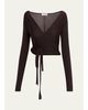 A.L.C. Emma Merino Wool Wrap Sweater - 1