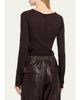 A.L.C. Emma Merino Wool Wrap Sweater - 3