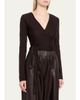 A.L.C. Emma Merino Wool Wrap Sweater - 4