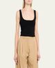 A.L.C. Farrah Cropped Tank Top - 4