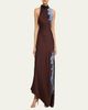 A.L.C. Josephine Satin and Lace Maxi Dress - 2