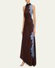 A.L.C. Josephine Satin and Lace Maxi Dress - 4