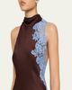 A.L.C. Josephine Satin and Lace Maxi Dress - 5
