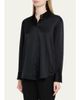 A.L.C. Mason Stretch Silk Shirt - 4
