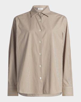 A.L.C. Mason Striped Cotton Shirt