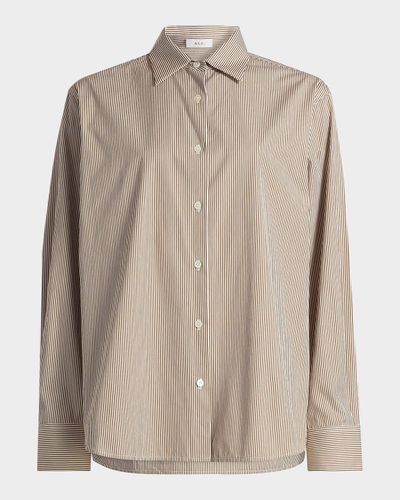 A.L.C. Mason Striped Cotton Shirt