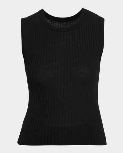 A.L.C. Mick Ribbed Wool-Blend Top