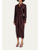 A.L.C. Mila Stretch Silk Midi Shirtdress - 4