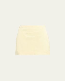 A.L.C. Petra Satin Mini Skirt