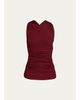 A.L.C. Posie Sleeveless Crisscross Jersey Top - 1