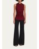 A.L.C. Posie Sleeveless Crisscross Jersey Top - 2