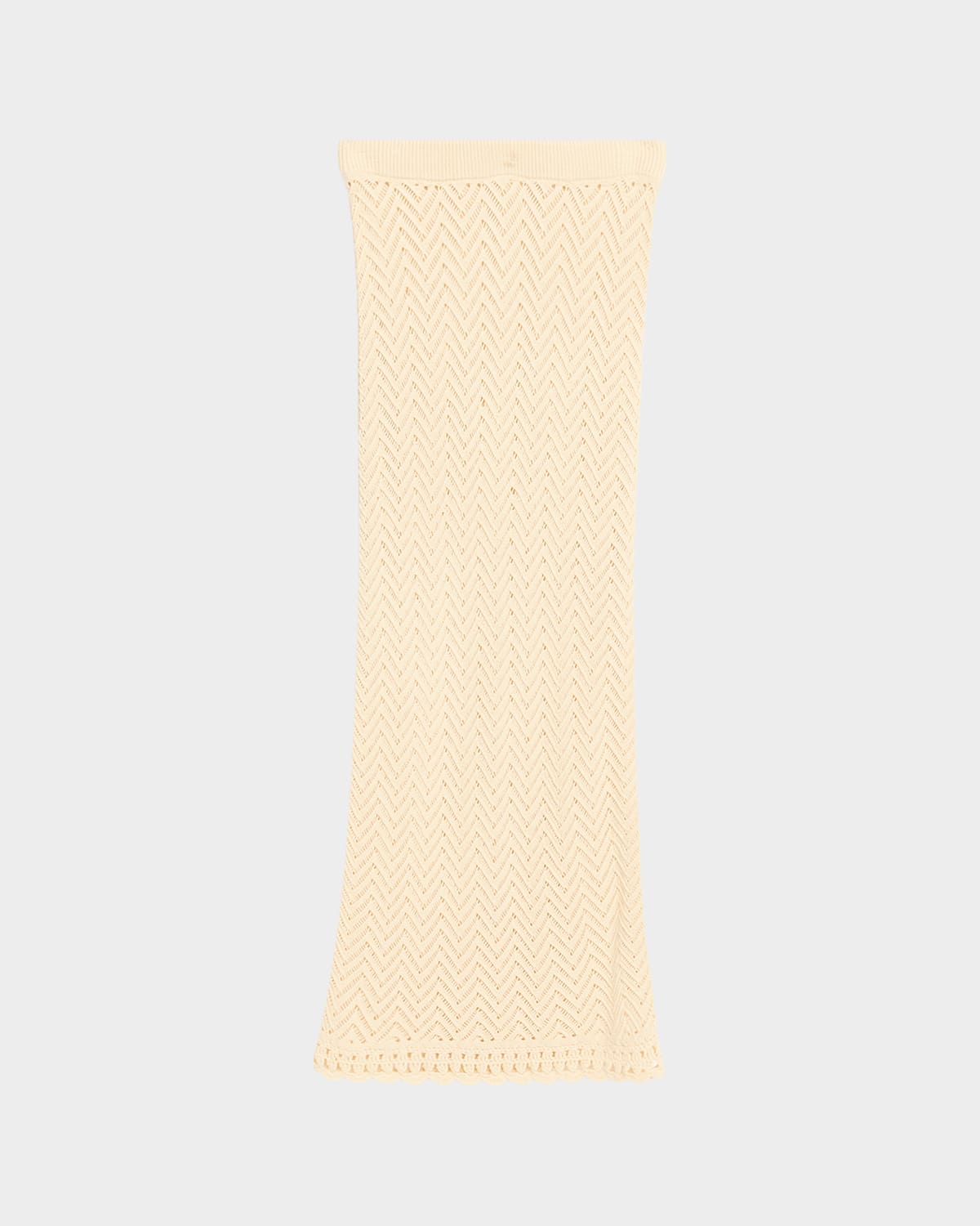 A.L.C. Siesta Open-Knit Maxi Skirt