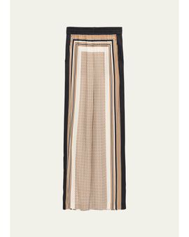 A.L.C. Tyler Printed Satin Pants