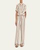 A.L.C. Tyler Stripe Linen Pants - 2