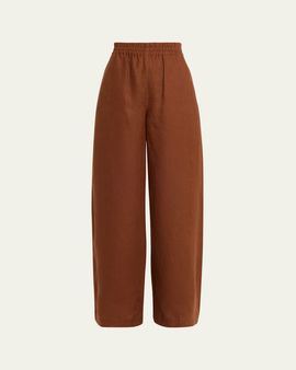 A.L.C. Tyler Wide-Leg Linen Pants