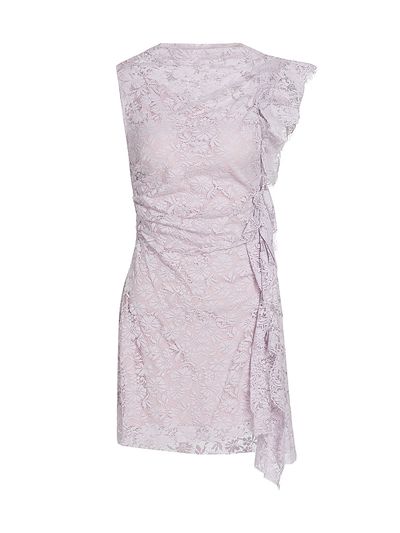 A.L.C. Women's Astra Floral Lace Cotton-Blend Minidress