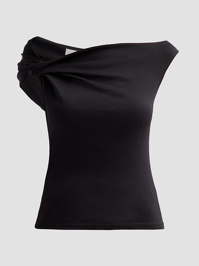 A.L.C. Women's Cece Asymmetric Jersey T-Shirt