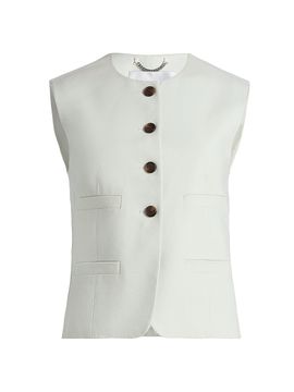 A.L.C. Women's Georgie Linen-Blend Vest