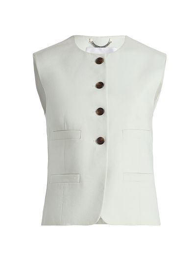 A.L.C. Women's Georgie Linen-Blend Vest