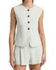 A.L.C. Women's Georgie Linen-Blend Vest - 3