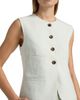 A.L.C. Women's Georgie Linen-Blend Vest - 6