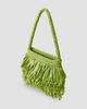 A.L.C. Women's Janie Fringed Woven Paper Shoulder Bag - 3