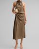 A.L.C. Women's Jean Gingham Midi Skirt - 2