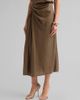 A.L.C. Women's Jean Gingham Midi Skirt - 4